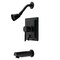 Kingston Brass KB86500DL Single-Handle Tub and Shower Faucet, Matte Black KB86500DL - alternate 1
